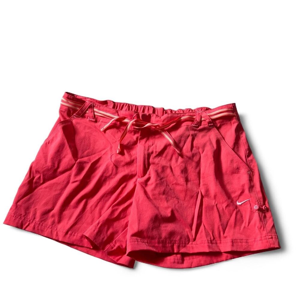 Nike Women's Pink and Red Shorts